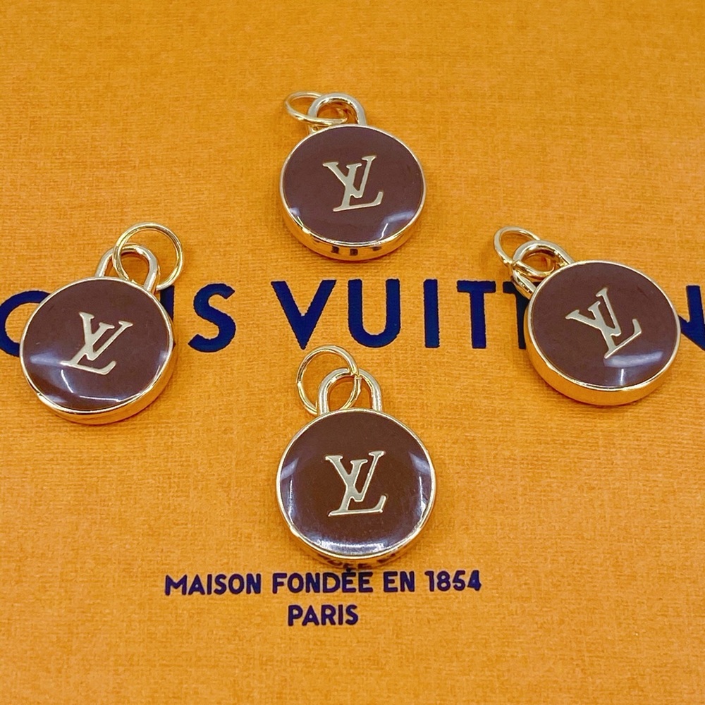 Set of 4 LV bag charms
